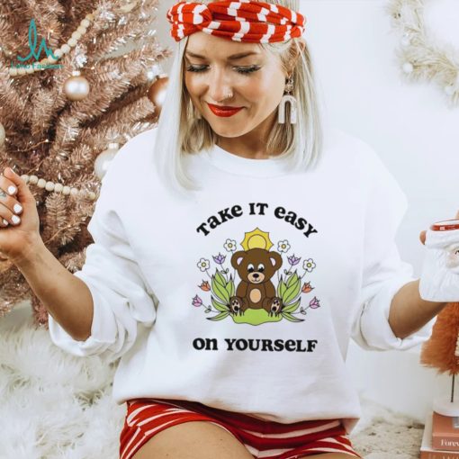 The Mindful Butterflyy take it easy on yourself shirt