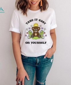 The Mindful Butterflyy take it easy on yourself shirt