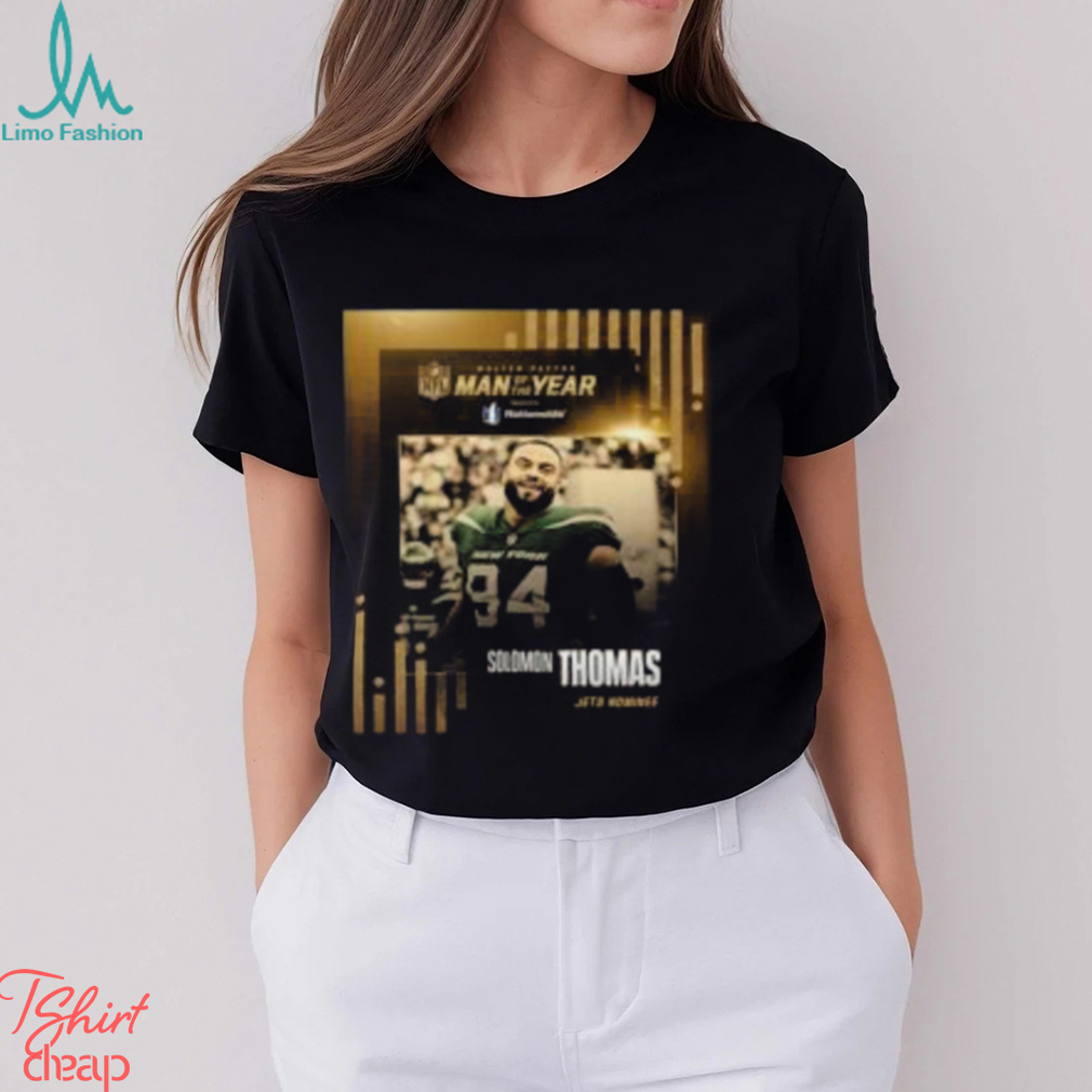 The New York Jets Player Solomon Thomas Is The 2023 NFL Walter Payton Man Of The Year Classic T Shirt The New York Jets Player Solomon Thomas Is The 2023 NFL Walter Payton Man Of The Year Classic T Shirt