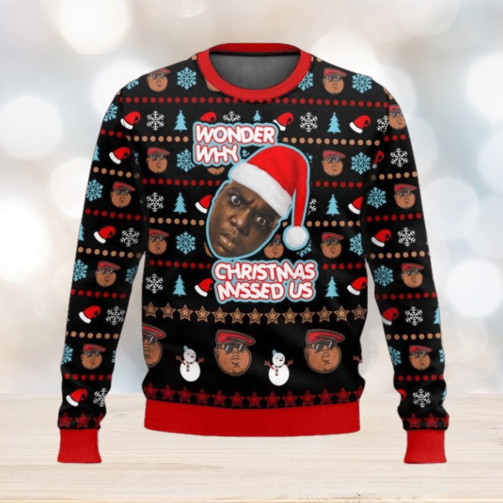 Notorious big clearance xmas sweater