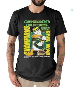 The Oregon Duck Mascot 2023 Civil War Champions Shirt