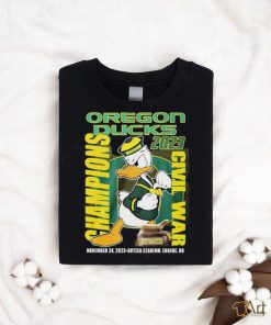 The Oregon Duck Mascot 2023 Civil War Champions Shirt