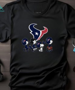 The Peanuts Snoopy And Friends Cheer For The Houston Texans NFL Shirt