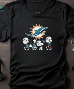 The Peanuts Snoopy And Friends Cheer For The Miami Dolphins NFL Shirt