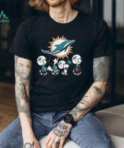 The Peanuts Snoopy And Friends Cheer For The Miami Dolphins NFL Shirt