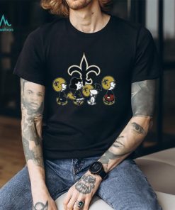 The Peanuts Snoopy And Friends Cheer For The New Orleans Saints NFL Shirt, hoodie, sweater, long sleeve and tank top The Peanuts Snoopy And Friends Cheer For The New Orleans Saints NFL Shirt