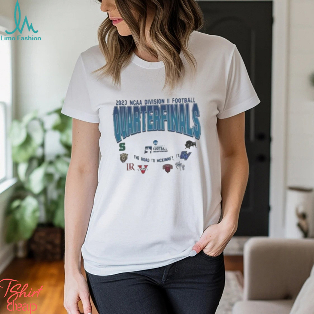 The Road To McKinney TX 2023 NCAA Division II Football Quaterfinals 8 Teams T Shirt The Road To McKinney TX 2023 NCAA Division II Football Quaterfinals 8 Teams T Shirt