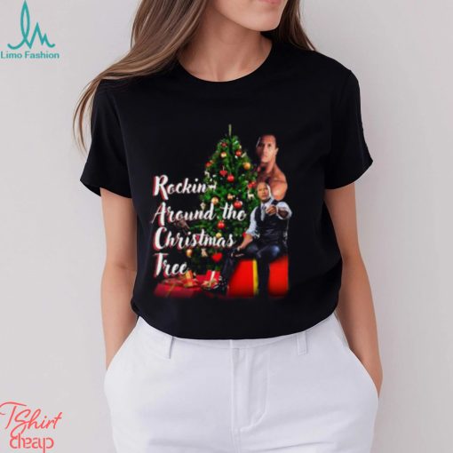 The Rock, Rockin Around The Christmas Tree T shirt