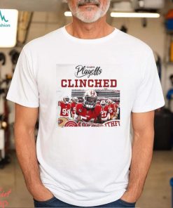 The San Francisco 49ers Clinched The 2023 NFL Playoffs Unisex T Shirt