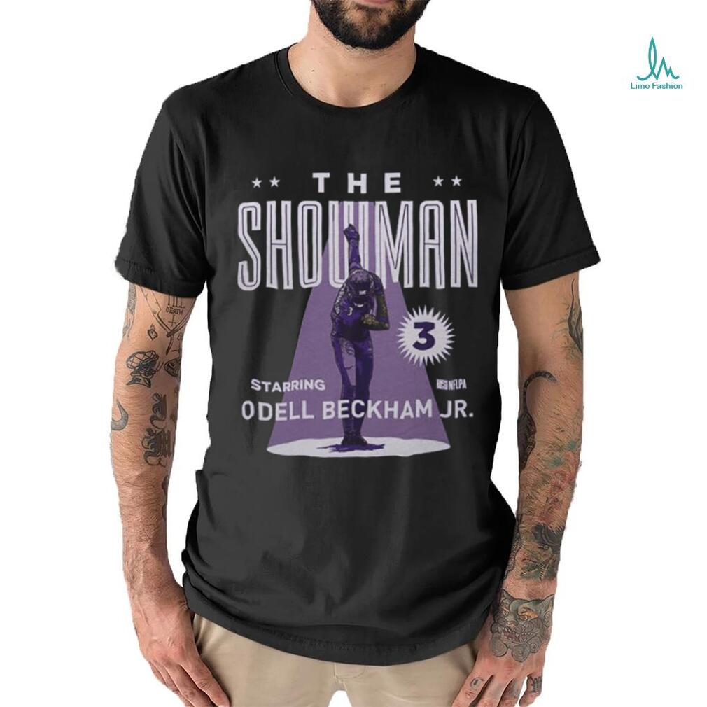 The Showman Odell Beckham Jr. Baltimore Ravens Shirt The Showman Odell Beckham Jr. Baltimore Ravens Shirt
