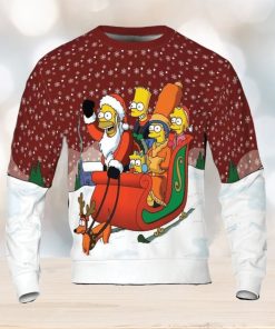 The Simpsons Christmas 3D Sweater