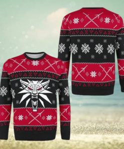 The Witcher Dreaming Of A White Wolf Holiday Ugly Christmas Sweater