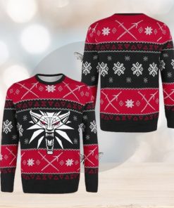 The Witcher Dreaming Of A White Wolf Holiday Ugly Christmas Sweater