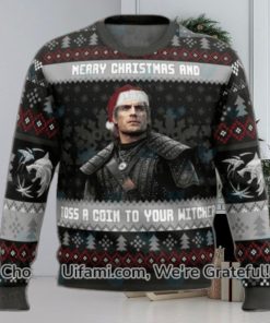 The Witcher Ugly Christmas Sweater Gorgeous Gift