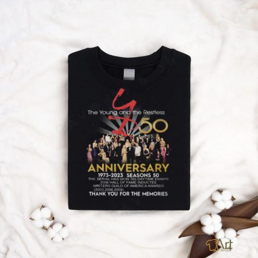 The Young And The Restless 50th Anniversary 1973 – 2023 Thank You For The Memories T Shirt