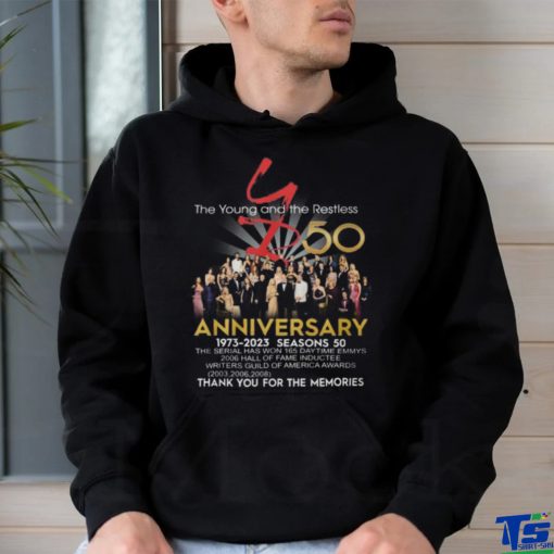 The Young And The Restless 50th Anniversary 1973 – 2023 Thank You For The Memories T Shirt