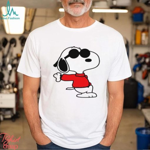 The cool snoppy red sweater Merry Christmas shirt