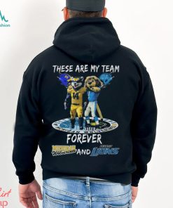 These Are My Team Forever Michigan Wolverines And Detroit Lions Shirt