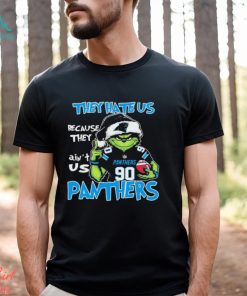 They Hate Us Because Ain’t Us Grinch Carolina Panthers Christmas Shirt