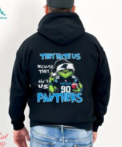 They Hate Us Because Ain’t Us Grinch Carolina Panthers Christmas Shirt