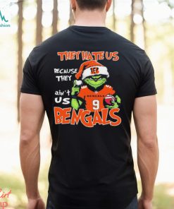 They Hate Us Because Ain’t Us Grinch Cincinnati Bengals Football Christmas Shirt