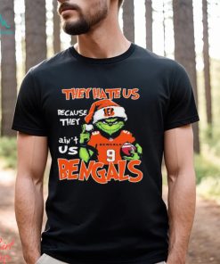 They Hate Us Because Ain’t Us Grinch Cincinnati Bengals Football Christmas Shirt