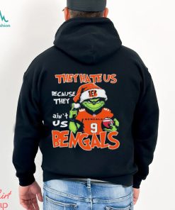 They Hate Us Because Ain’t Us Grinch Cincinnati Bengals Football Christmas Shirt