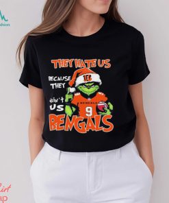 They Hate Us Because Ain’t Us Grinch Cincinnati Bengals Football Christmas Shirt