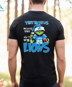 They Hate Us Because Ain’t Us Grinch Detroit Lions Football Christmas Shirt