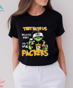 They Hate Us Because Ain’t Us Grinch Green Bay Packers Christmas Shirt, hoodie, sweater, long sleeve and tank top They Hate Us Because Ain’t Us Grinch Green Bay Packers Christmas Shirt