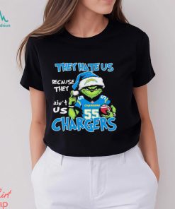 They Hate Us Because Ain’t Us Grinch Los Angeles Chargers Christmas Shirt