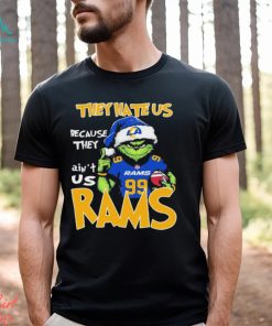 They Hate Us Because Ain’t Us Grinch Los Angeles Rams Christmas Shirt, hoodie, sweater, long sleeve and tank top They Hate Us Because Ain’t Us Grinch Los Angeles Rams Christmas Shirt
