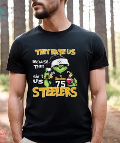 They Hate Us Because Ain’t Us Pittsburgh Steelers Grinch Christmas Shirt, hoodie, sweater, long sleeve and tank top They Hate Us Because Ain’t Us Pittsburgh Steelers Grinch Christmas Shirt