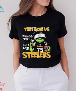 They Hate Us Because Ain’t Us Pittsburgh Steelers Grinch Christmas Shirt, hoodie, sweater, long sleeve and tank top They Hate Us Because Ain’t Us Pittsburgh Steelers Grinch Christmas Shirt