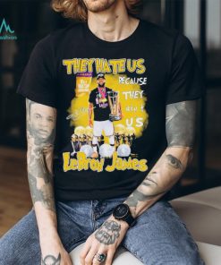 They Hate Us Because They Ain’t Us Lebron James 1st NBA Cup Champions 2023 Signature Shirt