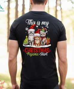This Is My Christmas Pajama Shirt Cute Christmas Cat Classic T Shirt, hoodie, sweater, long sleeve and tank top This Is My Christmas Pajama Shirt Cute Christmas Cat Classic T Shirt
