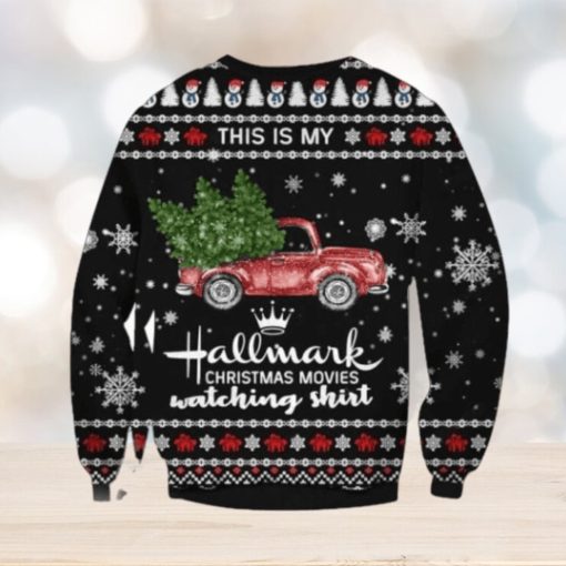 This Is My Hallmark Christmas Movies Watching Shirt Ugly Sweater, Christmas Sweatshirt Gifts