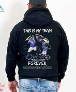 This Is My Team Forever Baltimore Ravens Mascot Shirt