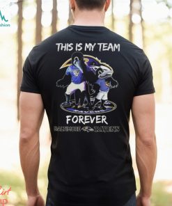 This Is My Team Forever Baltimore Ravens Mascot Shirt