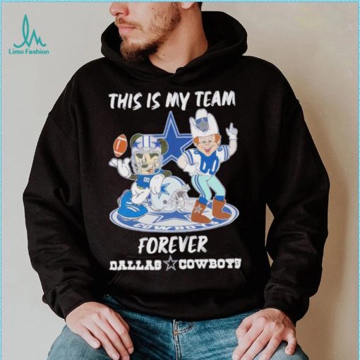 This Is My Team Forever Dallas Cowboys Mickey Mouse T Shirt