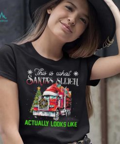 This Is What Santa’s Sleigh Actually Looks Like Truck Christmas Tree Sweatshirt