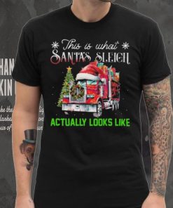 This Is What Santa’s Sleigh Actually Looks Like Truck Christmas Tree Sweatshirt