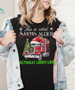 This Is What Santa’s Sleigh Actually Looks Like Truck Christmas Tree Sweatshirt