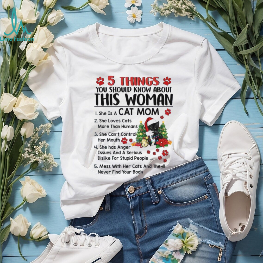 This Woman Loves Cats and Christmas Shirt This Woman Loves Cats and Christmas Shirt