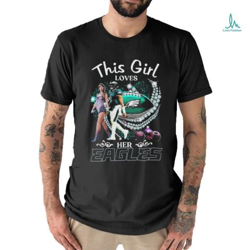 This is loves her philadelphia eagles jalen hurts hearts diamond 2024 shirt
