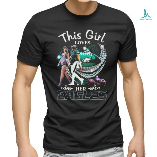 This is loves her philadelphia eagles jalen hurts hearts diamond 2024 shirt