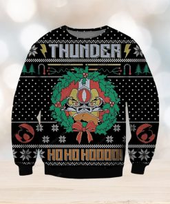 Thunder Ho Ho Ho Ugly Christmas Sweater Perfect Holiday Gift