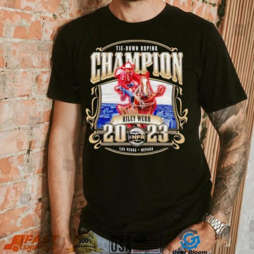 Tie down Roping Champion Riley Webb 2023 shirt