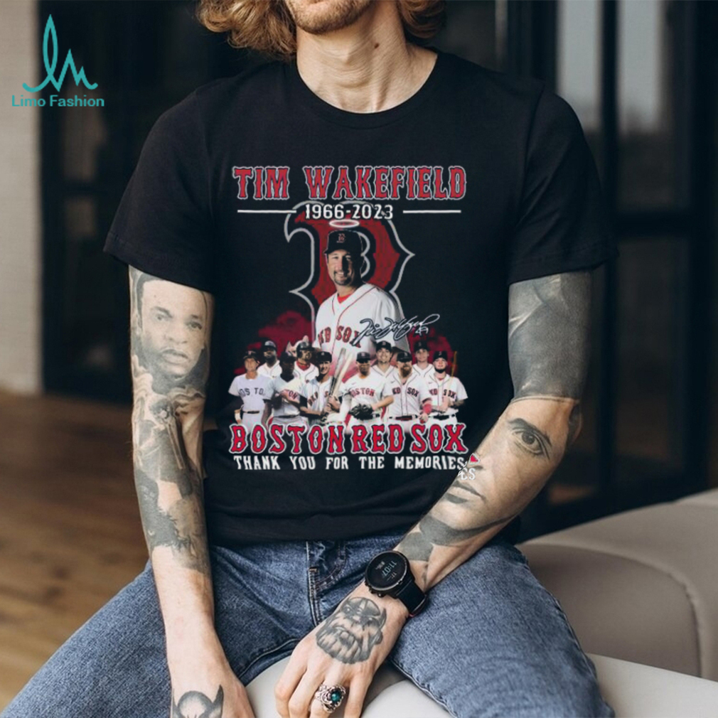 Tim Wakefield 1966 – 2023 Boston Red Sox Thank You For The Memories Signature T Shirt Tim Wakefield 1966 – 2023 Boston Red Sox Thank You For The Memories Signature T Shirt