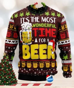 Time For Beer Christmas Ugly Sweater